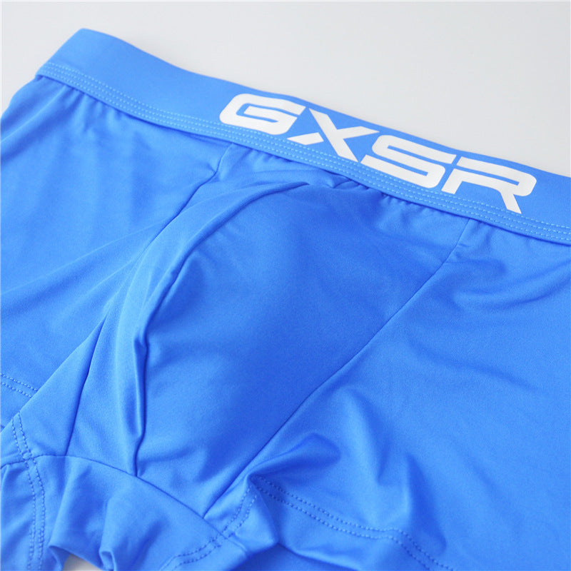 Men's Boxer Briefs And Breathable Milk Silk Low Waist