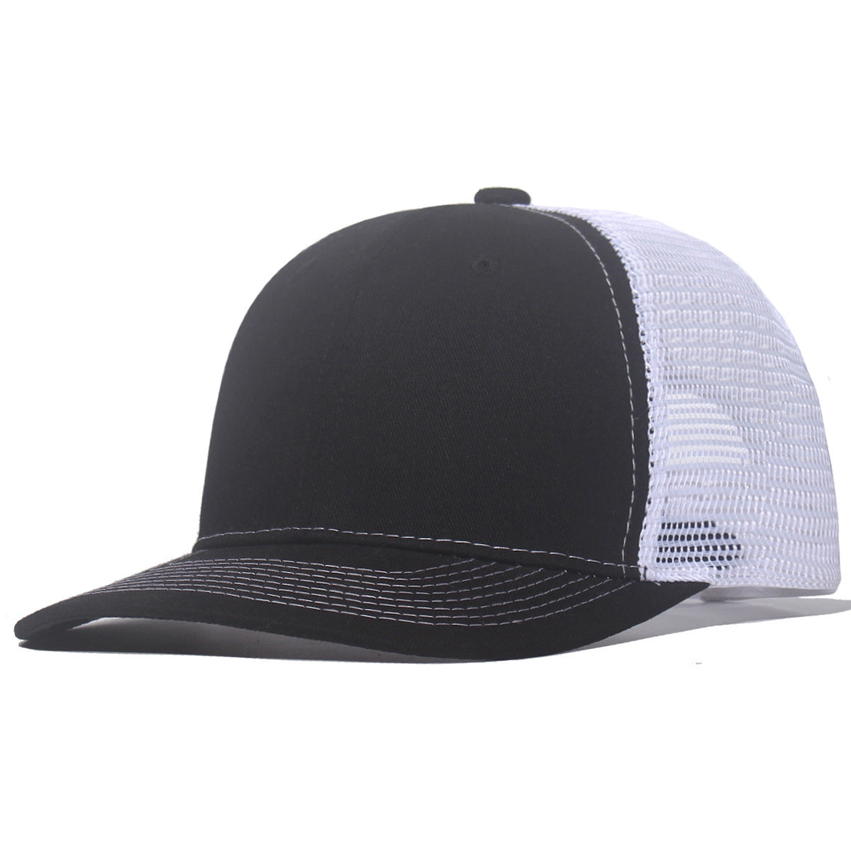 Baseball Slightly Curved Wide Brim Breathable Peaked Cap