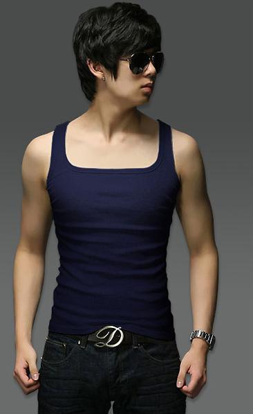 Men's Square Collar Vest