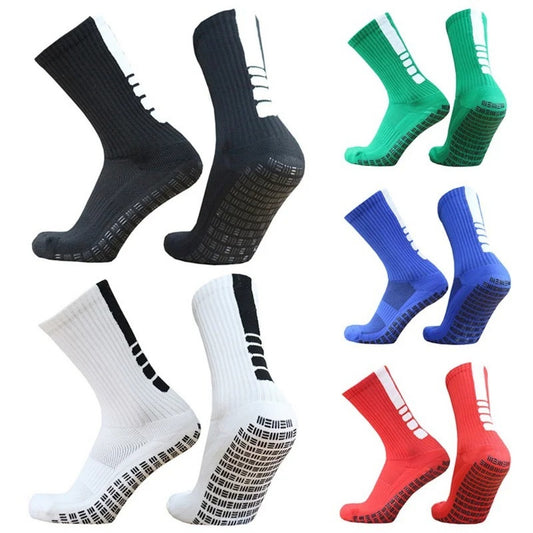 Casual Striped Towel Bottom Anti Slip Soccer Socks