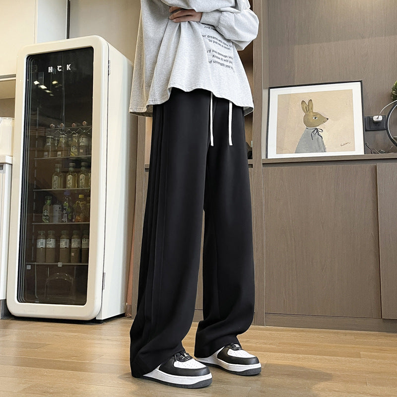 Men's Spring And Autumn Straight Loose Track Pants