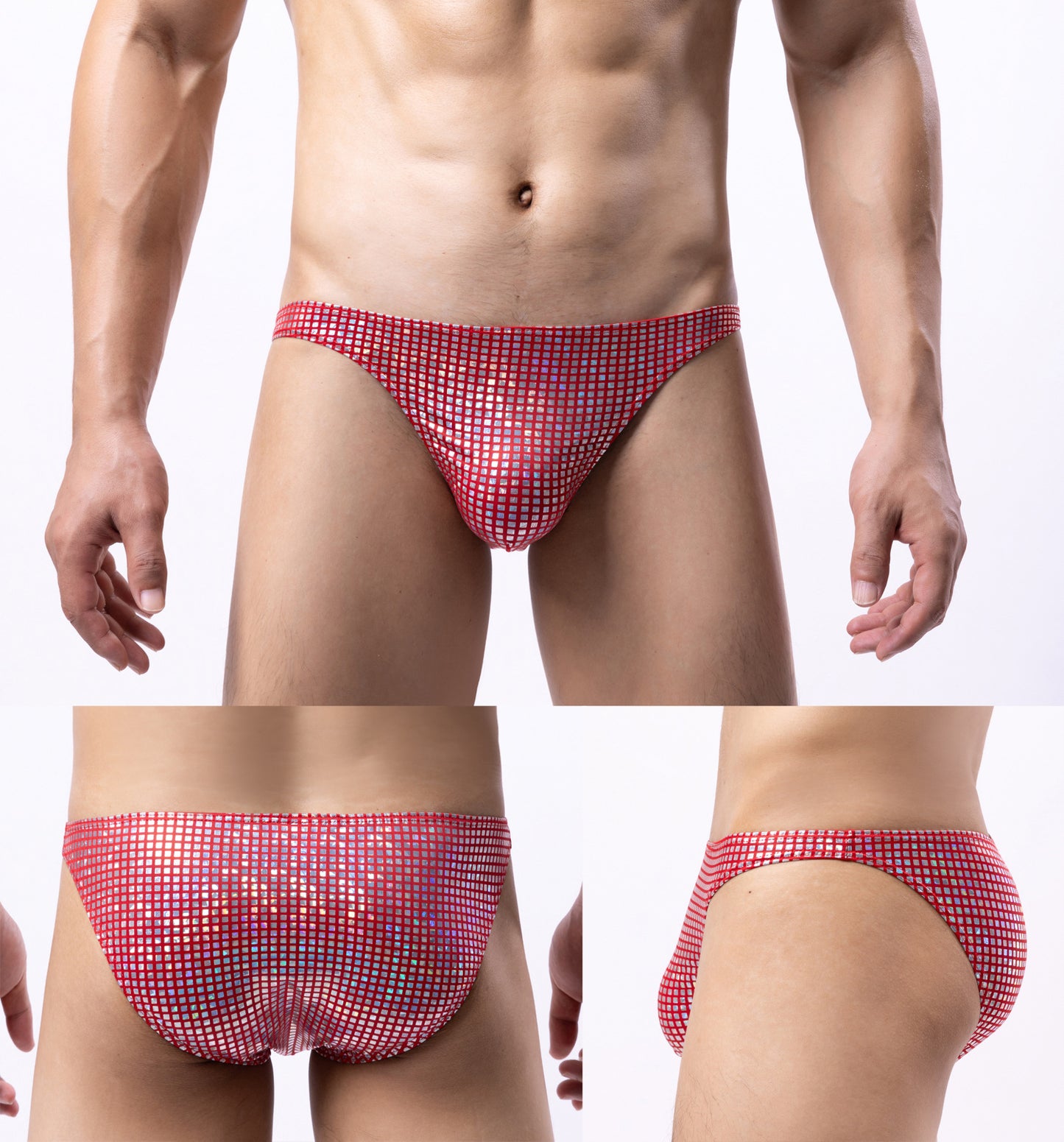 Men's Mesh Breathable Waist Fashion Briefs