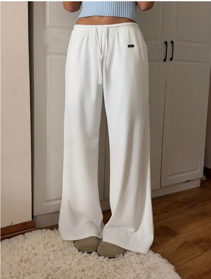 High Waist Drooping Mopping Casual Pants Tall