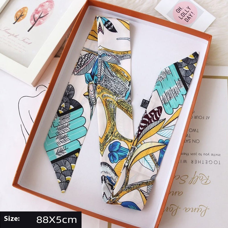 Ribbon Thin Narrow Bag Handle Scarves Decoration