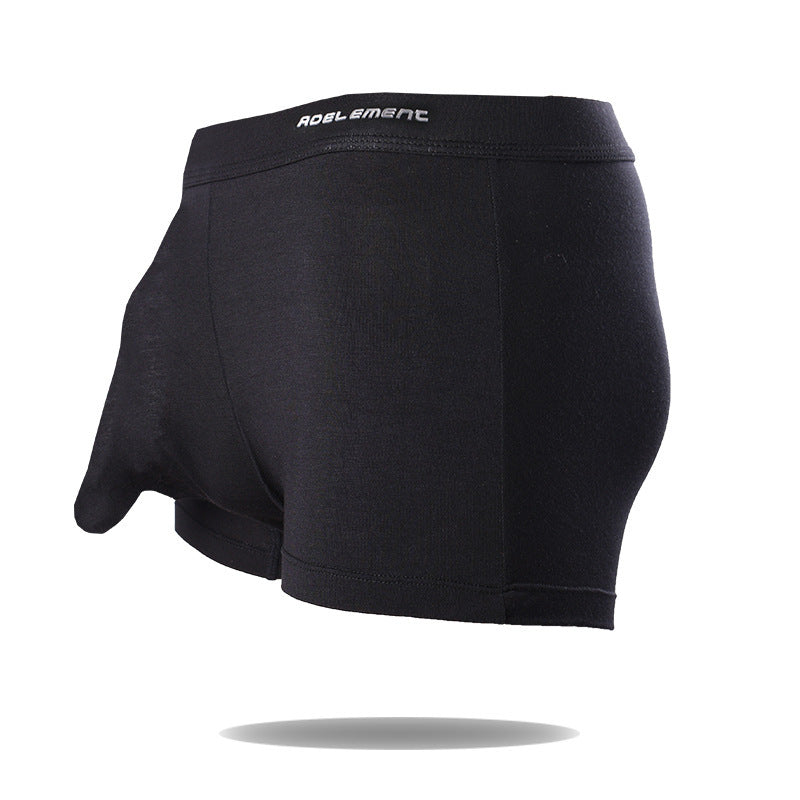 Men's Underwear Boxers Sexy Seduction Bullet Separation U Convex Trunk Underpants Modal Elephant