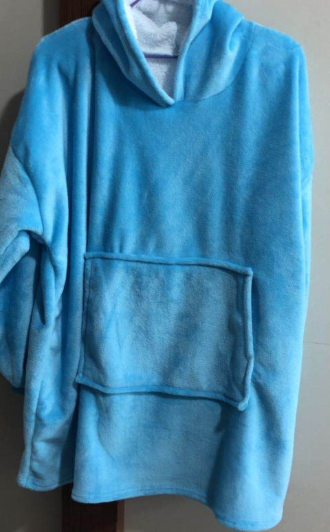 Hooded TV Blanket Outdoor Cold And Warm Night Gown