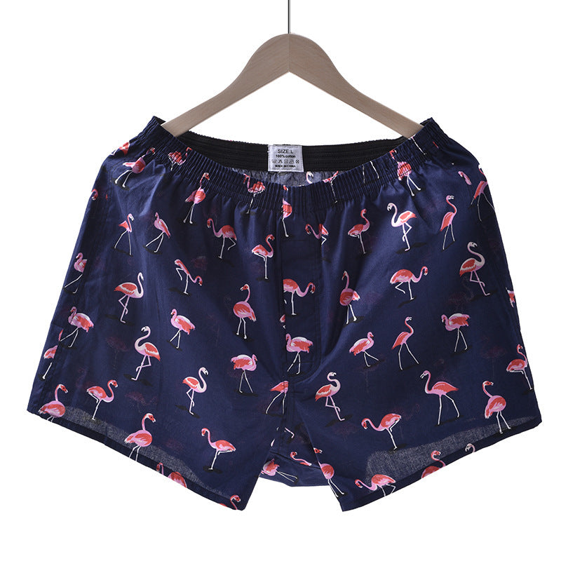 Men's Woven Printed Fashionable Home Shorts