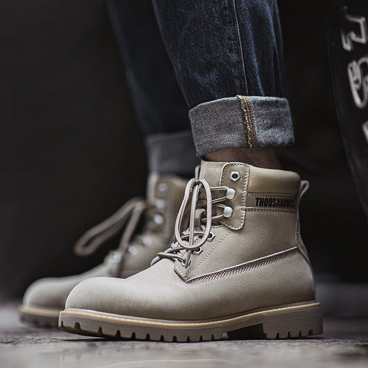 Winter New Casual Platform Mid-Top Martin Boots