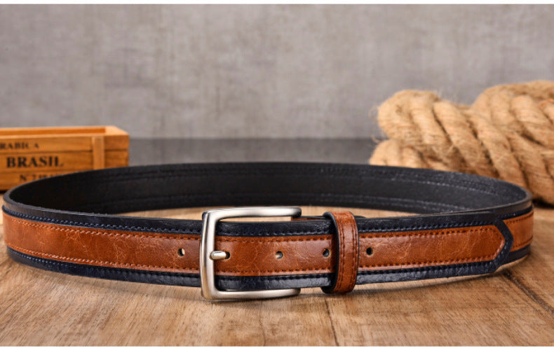 Color Matching Men's Casual Belt