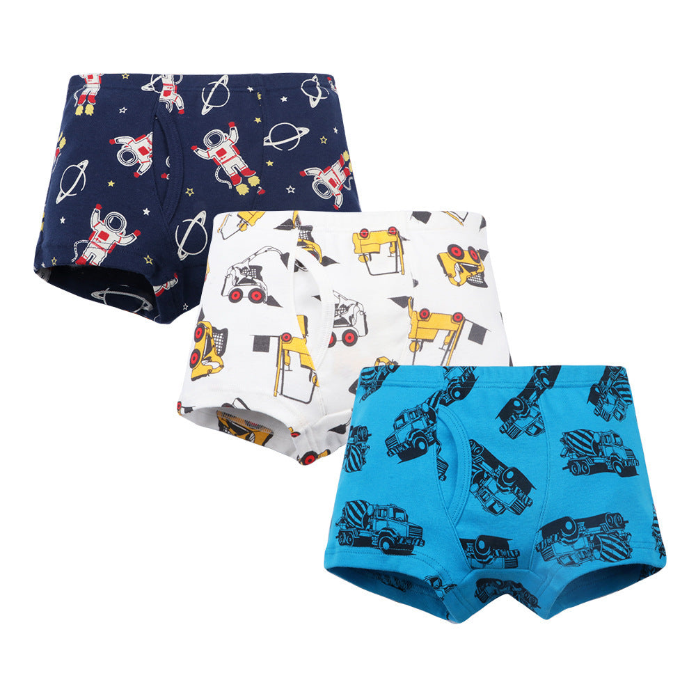 Thread Pure Cotton Children Boxer Briefs