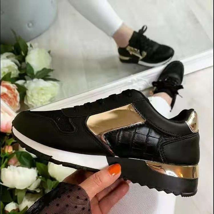 Large Size Flat Sports Shoes Women's Casual Shoes For Outer Wear