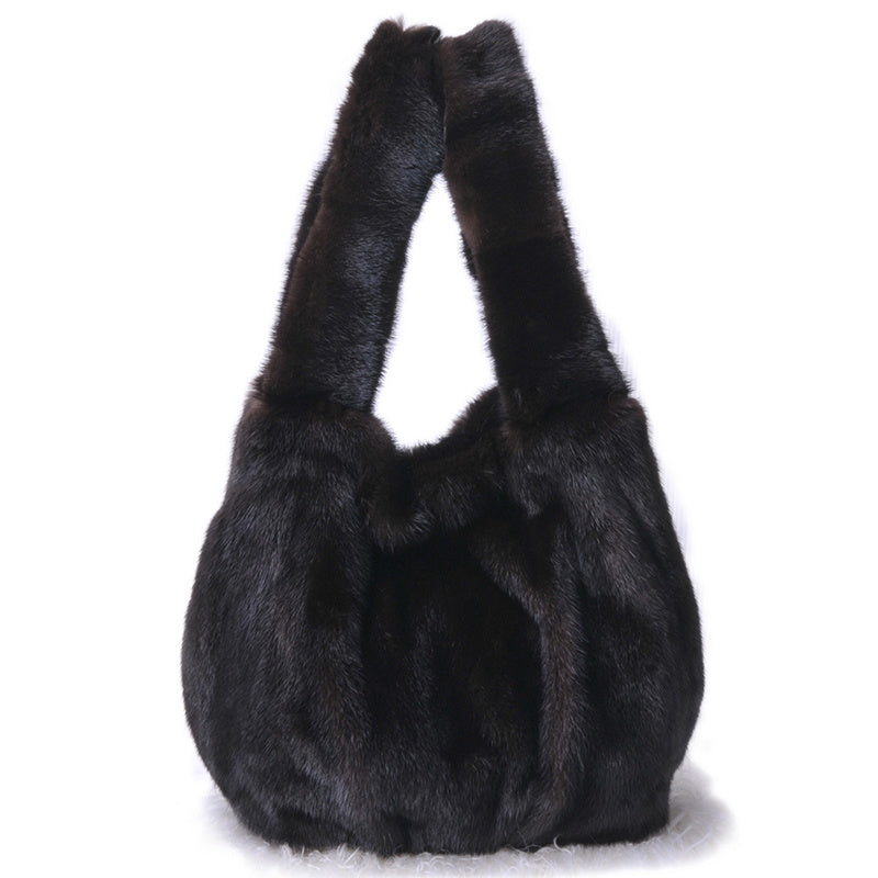 Whole Skin Mink Fur Wrap Soft Surface