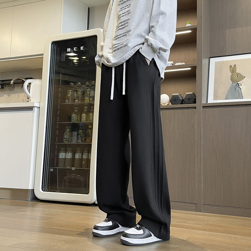 Men's Spring And Autumn Straight Loose Track Pants