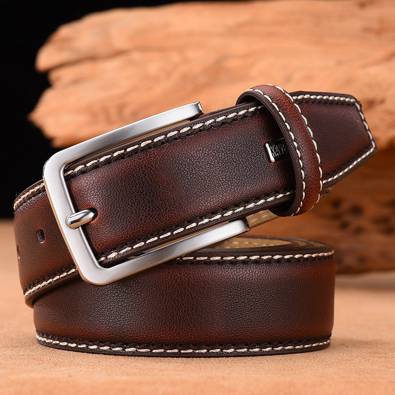 Fashion Classic Business Men's Belt Foreign Trade Cross-border E-commerce Belt Men