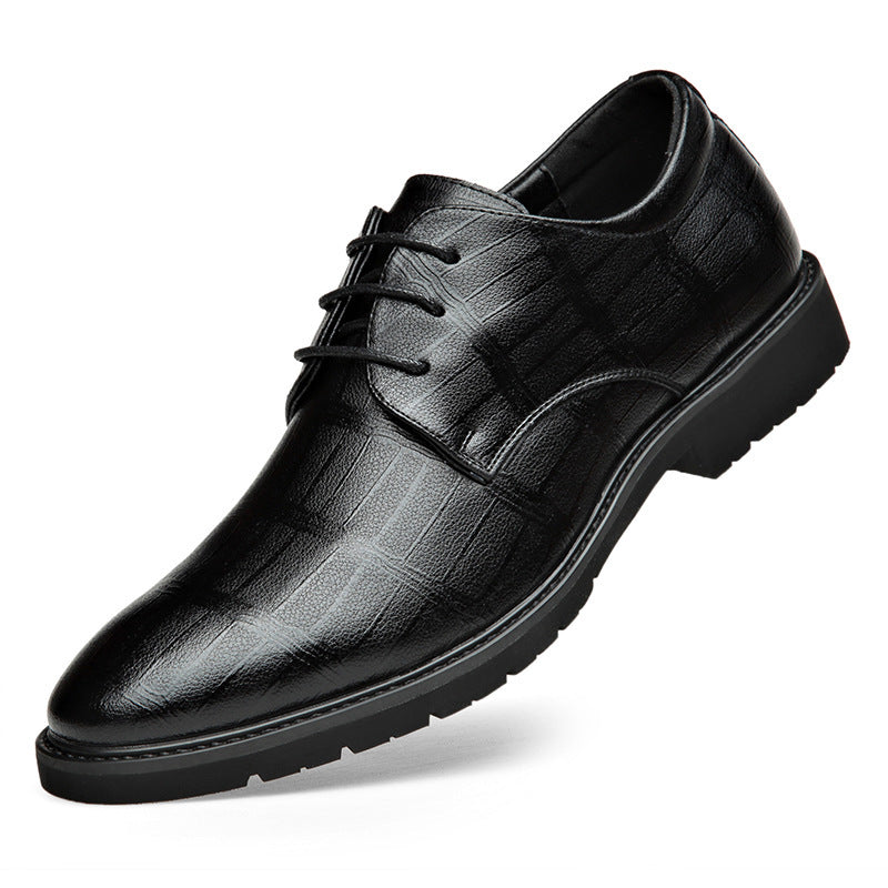 Genuine Leather Men's Formal Wear Plus Size Shoes