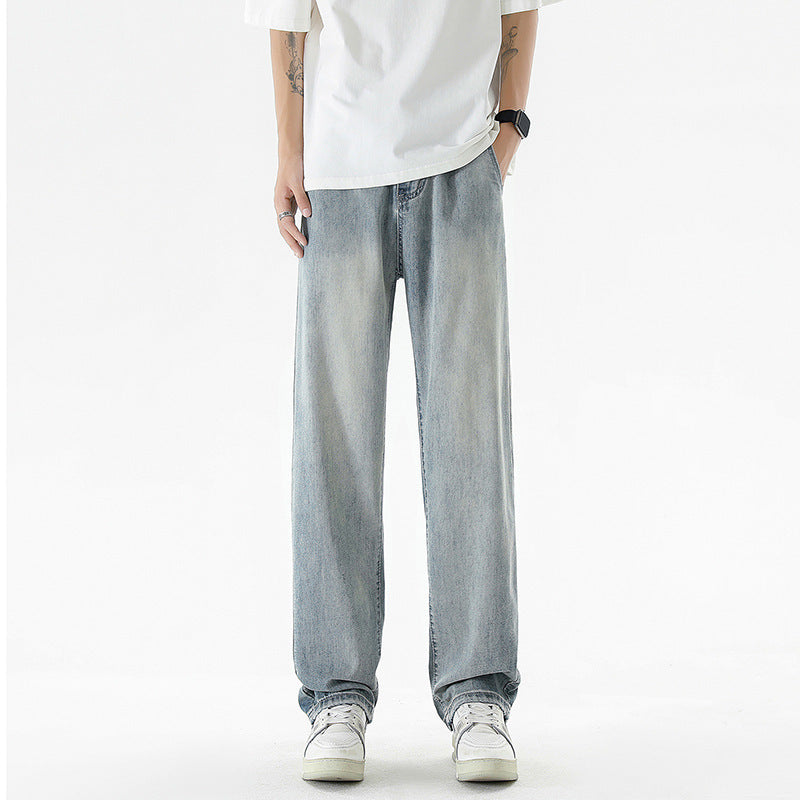 Loose Wide Leg Drape All-matching Straight Pants