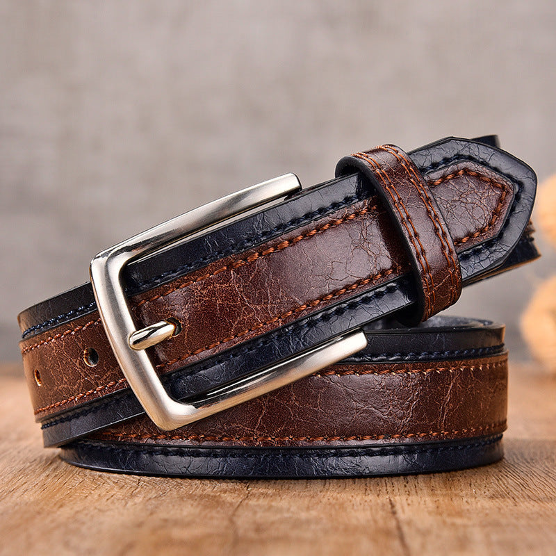 Color Matching Men's Casual Belt