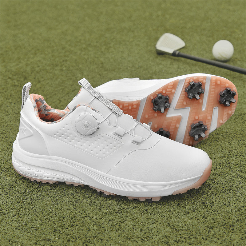 Golf Shoe Couple Waterproof Track Spikes Shoes