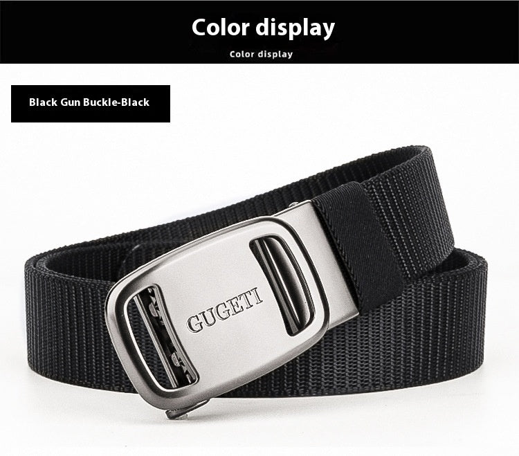 Men's Sports Outdoor Canvas Comfort Click Belt