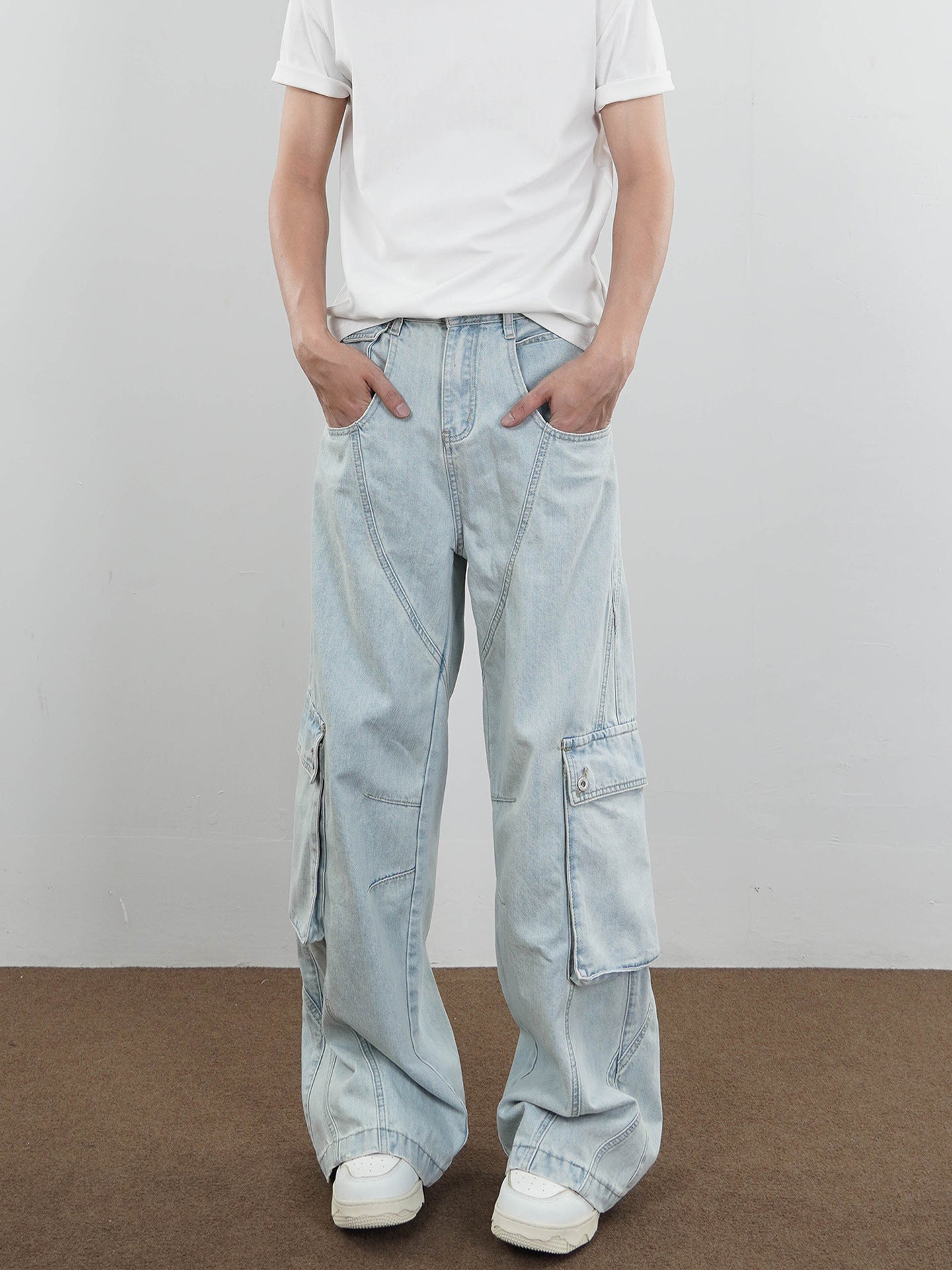 American Retro Gender-free Casual Pants