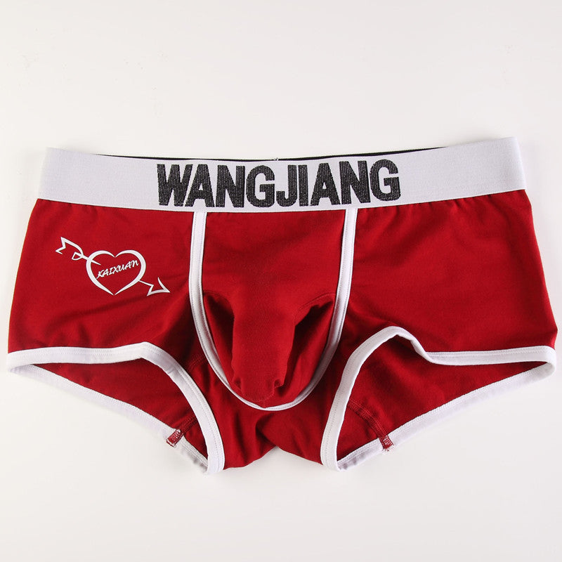 Men's Underwear Boxers Low Waist Cotton U Convex Trunk Fashion Sexy Men's Boxers