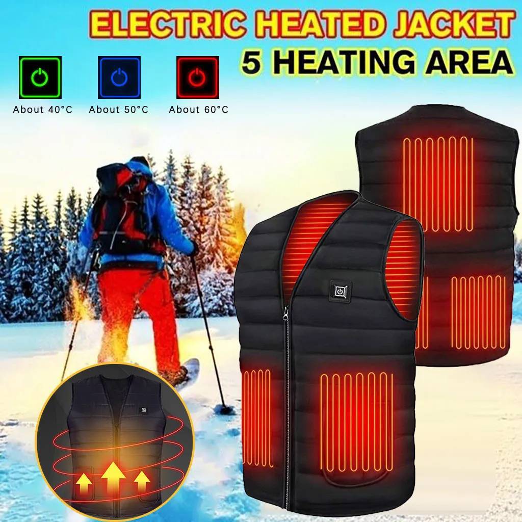 Heated Vest For Men & Women, Smart Heated Jacket, Battery Not Included