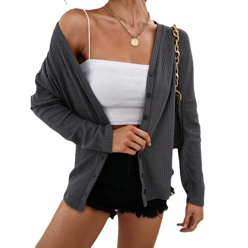 Casual Single-breasted Sweater Cardigan Small Coat